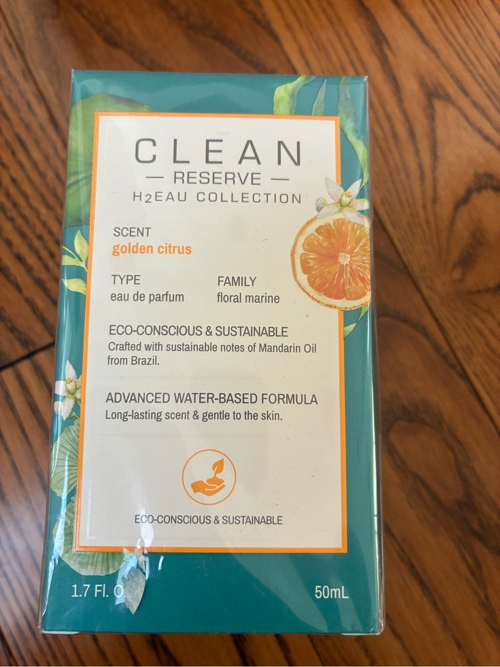 Clean Reserve H2EA Collection- golden citrus 50ml